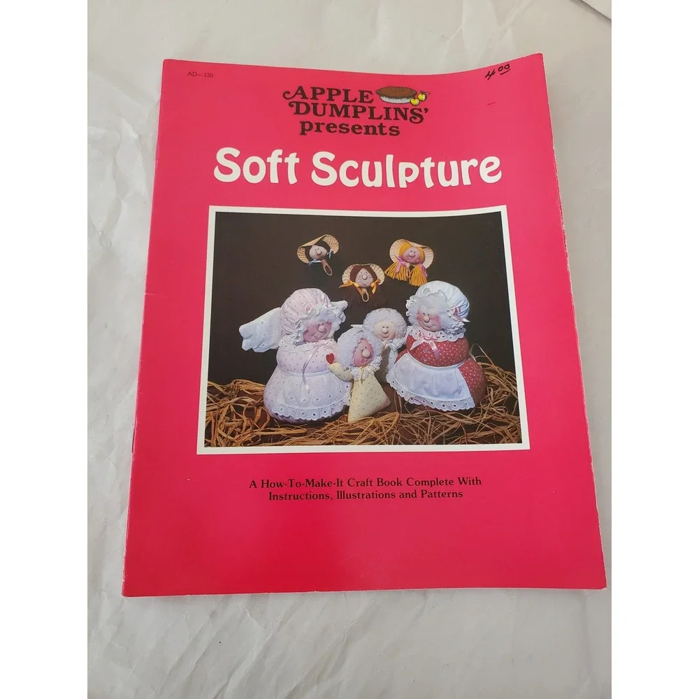 Vintage 1981 Apple Dumplins Soft Sculpture Craft Pattern Book Barbara Graham